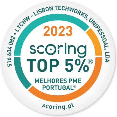 Selo Scoring TOP 5% Melhores PME Portugal 2023